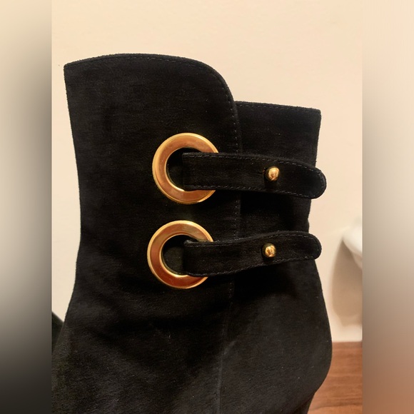 Chantal Italy Black suede leather size 10M - Picture 7 of 11